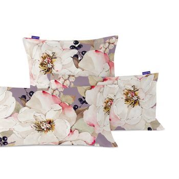 White peonies Funda de almohada
