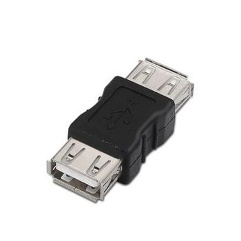 Adaptador USB Aisens A103-0037 USB 2.0 Hembra a Hembra Negro RoHS