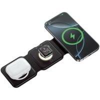 base de carga inalambrica vention fggb0 magsafe plegable 3 en 1 15w led