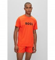 boss para hombre 50503276 camiseta logotipo naranja l casual algodon manga corta