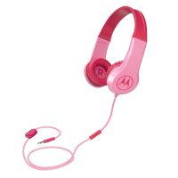 motorola squads 200 auriculares para ninos rosa