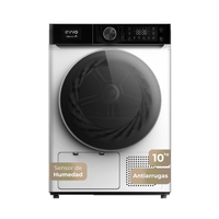 evvo secadora 10 kg bomba de calor nature sr10 clase energetica e airwash sensor de humedad antiarrugas inicio diferido