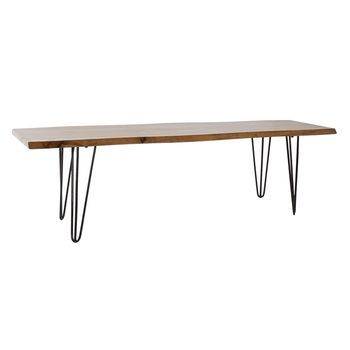 Descalzadora Acacia Metal 160x40x46 Natural