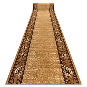 Alfombra De Pasillo Bcf Feliks Dorado Oscuro 140 Cm 140x590 Cm