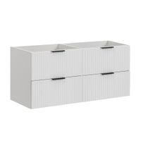 mueble bajo lavabo 120cm tableros de melamina y mdf blanco