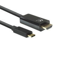 ewent conversor usb-c a hdmi macho 4k60hz 2m
