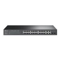 tp-link jetstream tl-sl2428p switch gestionado l2 fast ethernet 10100 poe 1u negro