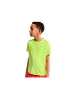 camiseta nike df miler ss infantil amarillo