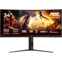 aoc cu34g4z 34 fast va ultrawide qhd 240hz hdr400 adaptive sync curvo