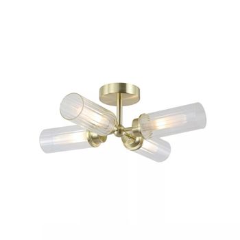 Plafón de techo para baños imperial (4 luces)