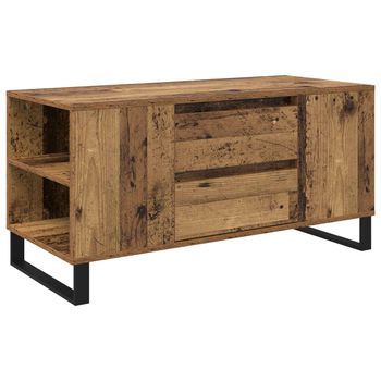 Mesa De Centro 102x55,5x50 Cm Madera - Marrón