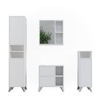 conjunto de muebles de bano leano juego de 4 piezas vicco