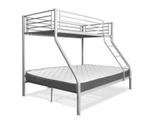 litera de matrimonio metalica as121 con colchon 135cm