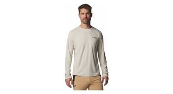 Camiseta tecnica de manga larga columbia cirque river pro gris