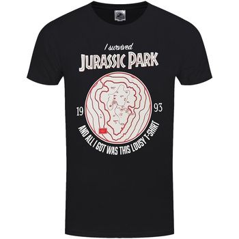 Jurassic Park Camiseta I Survived para hombre