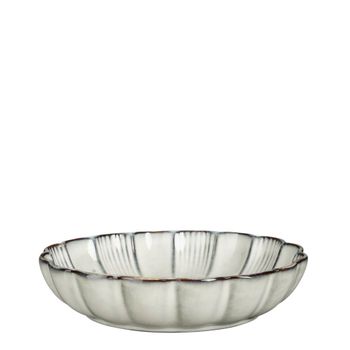 Bol corfu gris  h5xb18.5xl18.5cm