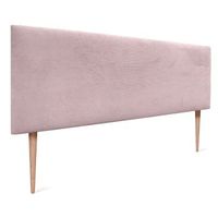 dhome cabecero de pana liso 150x115 con patas camas 150160 - rosa palo