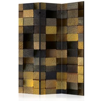 Biombo - Wooden Cubes (135x172 Cm)