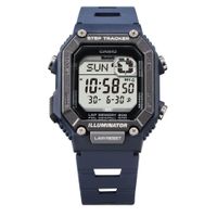 reloj cronometro deportivo bluetooth unisex casio steptracker ws-b1000-2a 413mm smartlink 100m wr correa de resina