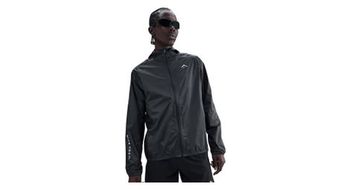 Chaqueta impermeable nike trailwind negra hombre