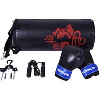 saco de boxeo set para ninos saco de boxeo de 10 kg con guantes de boxeo costway 60 x 25 x 25 cm