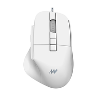 raton netway me360 usb ergonomico vertical blanco