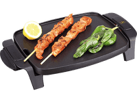 plancha de asar - jata gr205 potencia 1000w termostato regulable recubrimiento antiadherente