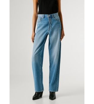 Pepe Jeans para mujer. PL20473943A1 Jeans Barrel Addison azul (30/28), Casual, Algodón, Denim