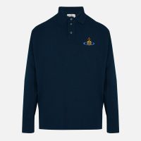 vivienne westwood oversized cotton-pique polo shirt - xl