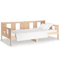 cama individual  sofa cama madera maciza de pino 90x190 cm cfw45783