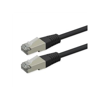 Cable de red ROLINE S/FTP Cat6 PoE 15 m Negro