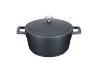 cacerola de 25l en fundicion de aluminio negro