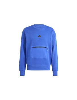 Sudadera adidas City Es e Fleece Hombre Azul