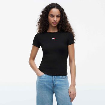 Tommy Jeans Camiseta Negra DW0DW17881-BDS