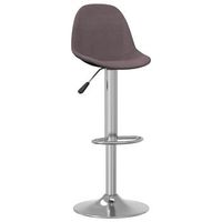 2 uds taburetes de cocina  taburete de bar  taburete alto tela gris taupe