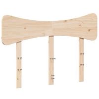 cabecero de madera maciza de pino 135 cm vidaxl