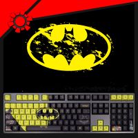juego de 108 teclas con tematica de murcielago teclas de subcama con tinte pbt dibujos animados de anime para juegos ansi 61 87 104 108 diseno de perfil de cereza