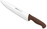 cuchillo cocinero de acero inoxidable nitrum de 250 mm mango marron