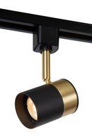 iluminacion sobre rieles de aluminio 1xgu10 mr16 negro
