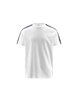 Camiseta Kappa Gramio Hombre Blanco