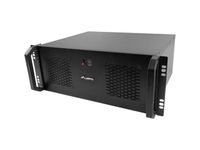 bastidor lanberg sc01-3504-10b 4u rack 2 ventiladores filtros anti-polvo usb atx negro
