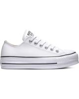 de converse 561680c chuck taylor all star platform leather low white-black-white