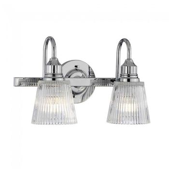 Aplique de pared para baños addison (2 luces)