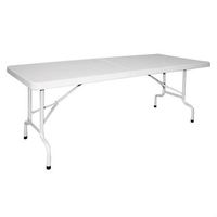 mesa maleta plegable 180cm x 75cm x 74cm