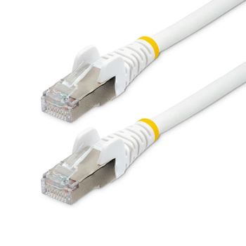 Cable de Red Ethernet CAT6a StarTech.com 3m Blanco LSZH 10GbE PoE++ 100W S/FTP