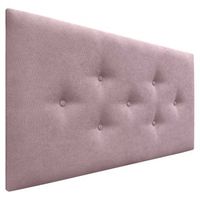 dhome cabecero de tela acualine con 3 hileras intercaladas de botones cabezal tapizado cama lujorosa 110cm