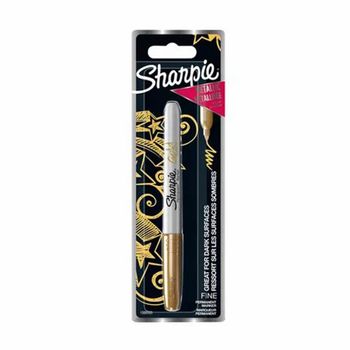Sharpie rotulador permanente color oro metálico