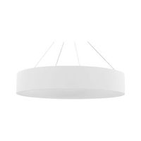 lampara de techo led de metal blanco anillo forma redonda moderno glamour lenya