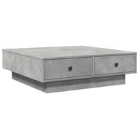 mesa de centrormesa auxiliarrmesita de centro madera de ingenieria gris hormigon 90x90x28 cm