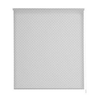 estoralis - estor enrollable translucido  estampado texturas  130 x 180 cm anchoalto tamano tela 127 x 175 cm  motas-2 gris
